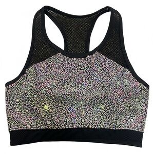 ALL-STAR REBEL ATHLETICS PREMIUM RHINESTONE SPORTS BRA
SZ ALG
EUC